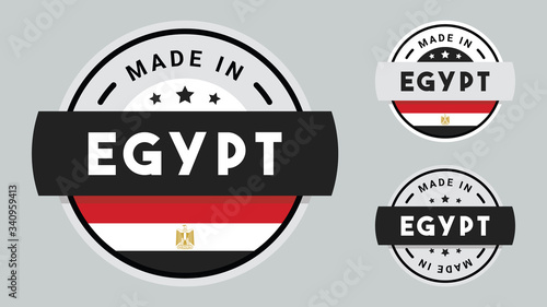 Made in Egypt collection with Egypt flag symbol.