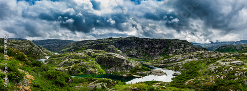 Berglandschaft in Rogaland in Norwegen
