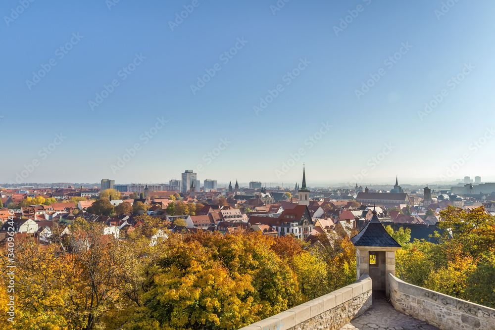 View of Erfurt, Germany