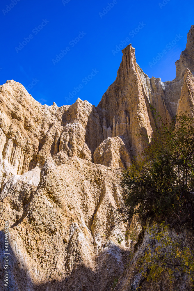 Clay Cliffs in the hills