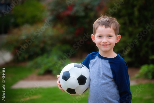 boy with soccer ball © Robert Hainer
