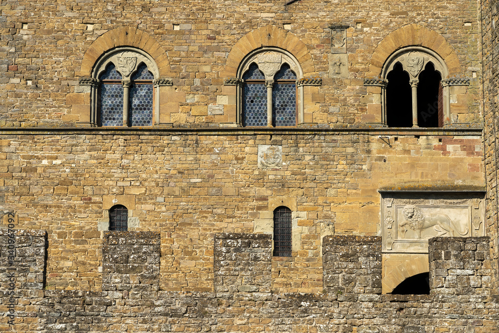 Poppi, Tuscany and the castle Poppi, Tuscany and the castle
