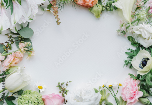 Mixed flower frame