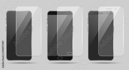 Smartphone screenprotector set