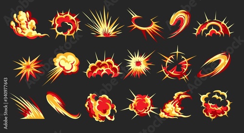 Cartoon motion blast effects