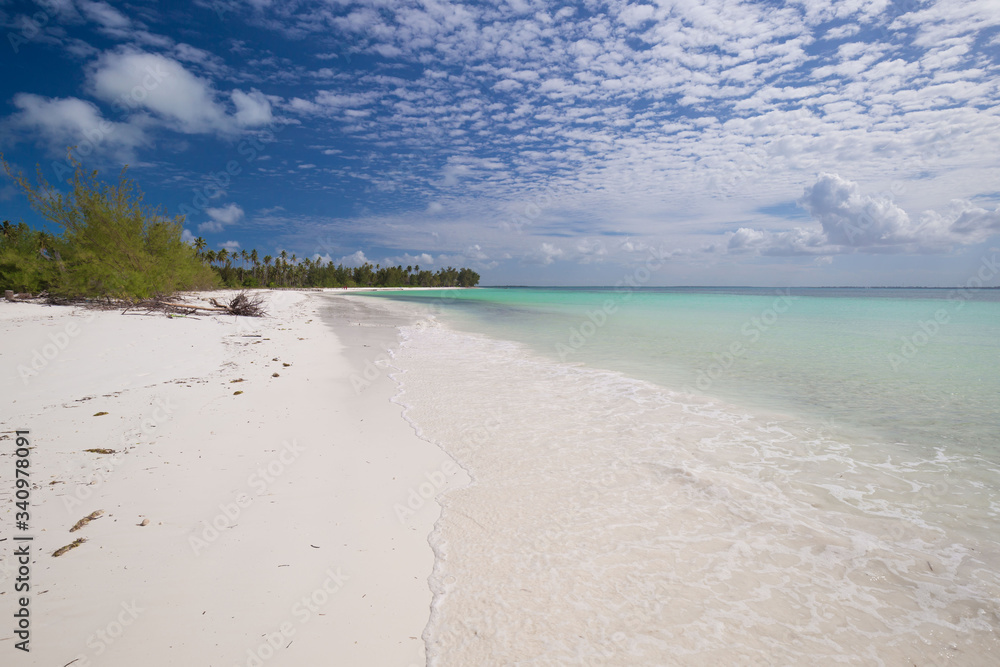 Zanzibar, landscape sea, white sand