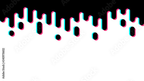 Colored modern background in the style of the social network. Digital background. Stream cover. Social media concept. Vector illustration. EPS10 photo