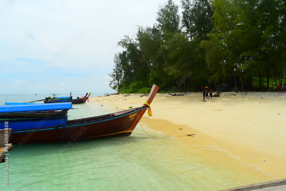 boats on the beach