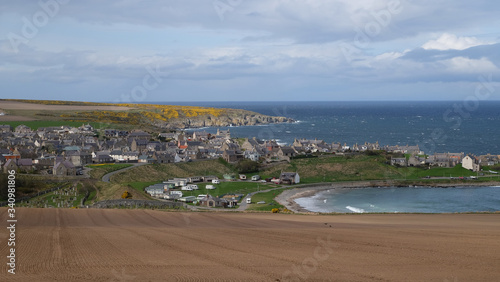 Portsoy Coastal View in Spring  photo