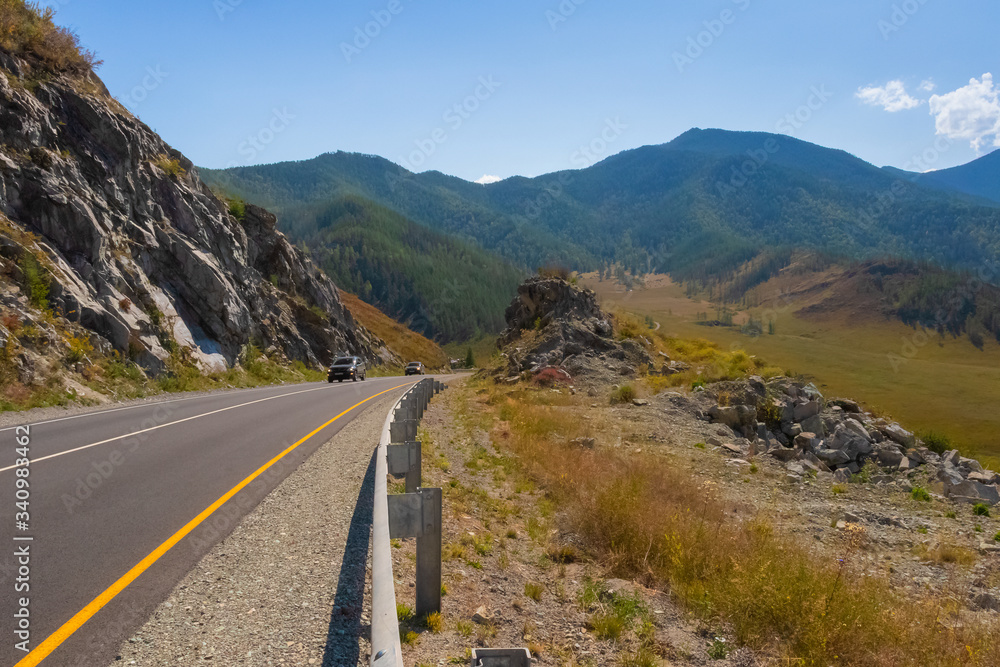 Fototapeta premium mountain road in the mountains