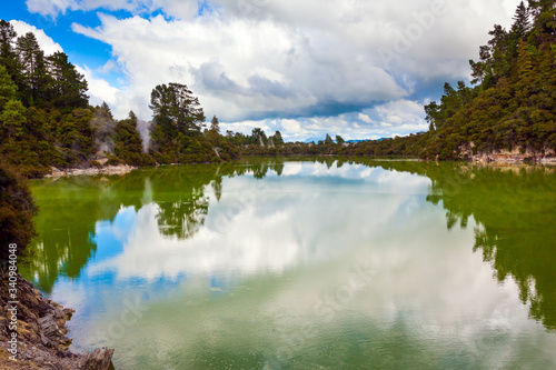  Crater Lake is a large hot spring