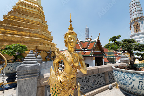 The Emerald Buddha Temple (Wat Phra Kaew) Located in the Grand Palace area Outer court East Sanam Luang Phra Borom Maha Ratchawang Subdistrict, Phra Nakhon District, Bangkok,Thailand photo