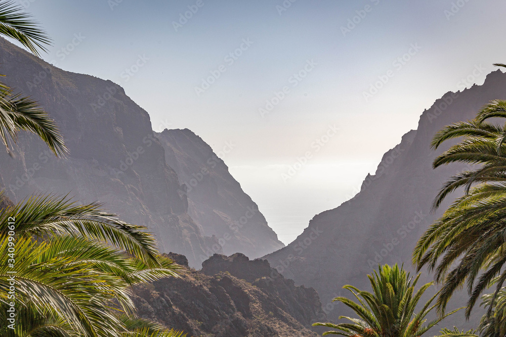 View of the Masca gorge, Tenerife