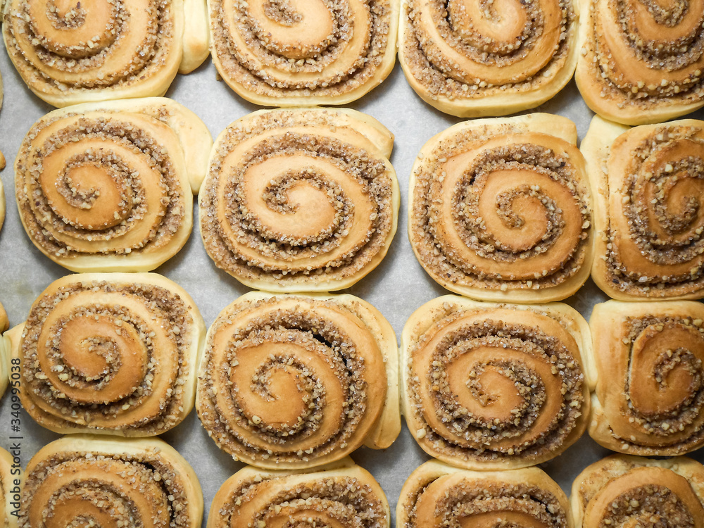 cookies on a white background