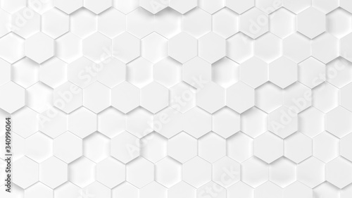 Abstract hexagon background photo