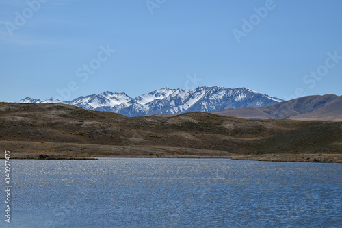 hidden lake in the middle earth mountains