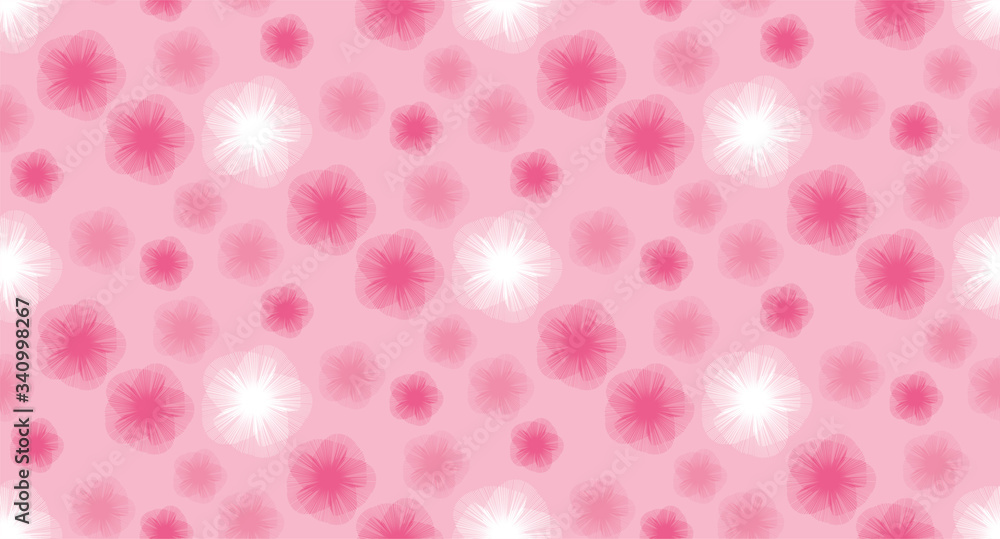 Sakura Japanese style pink Flower seamless pattern Sakura Japanese style pink Flower seamless pattern