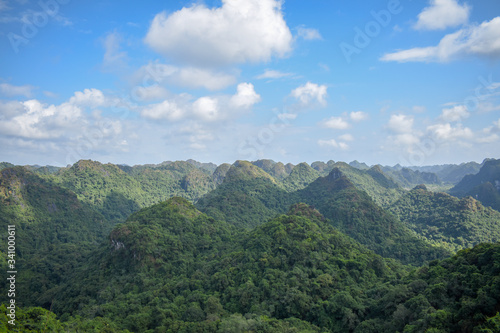 wonderful landscape in cat ba island