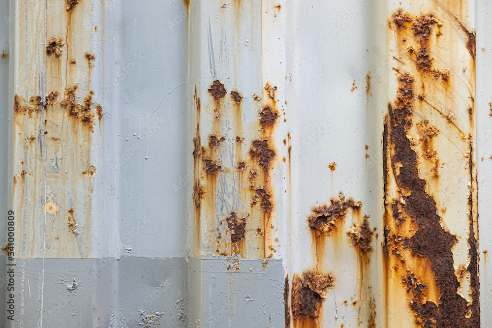 Close up. Dirty rusty old metal sheet plate. The old rusty metal plate surface. Close up. Dirty rusty old metal sheet plate. The old rusty metal plate surface.