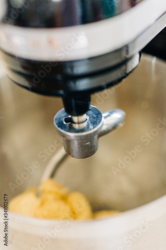 Standup Mixer on Kitchen Counter