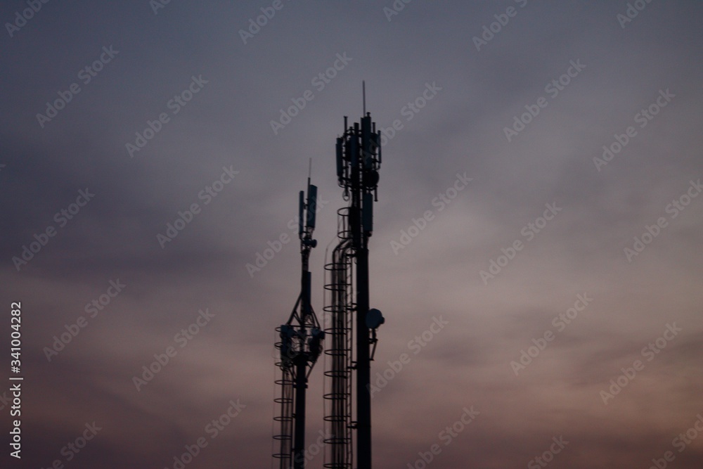 Obraz premium Phone tower, antena