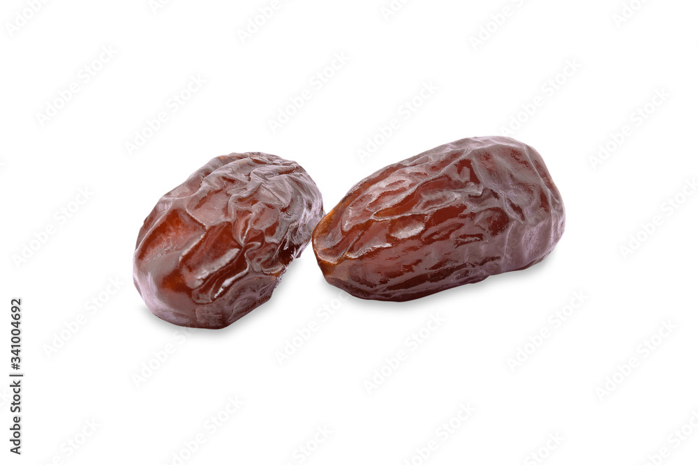 Dried date palm fruit isolated on white background with clipping path. dry fruit concept. Dried date palm fruit isolated on white background with clipping path. dry fruit concept.