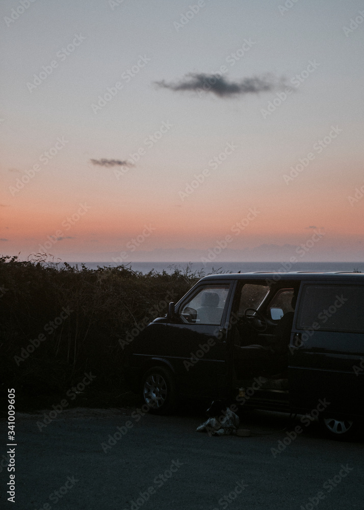 Fototapeta premium Sunset at the beach