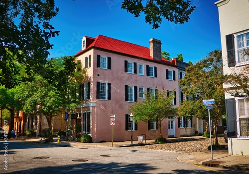 Fototapeta Naklejka Na Ścianę i Meble -  Historical downtown area of Charleston, South Carolina, USA