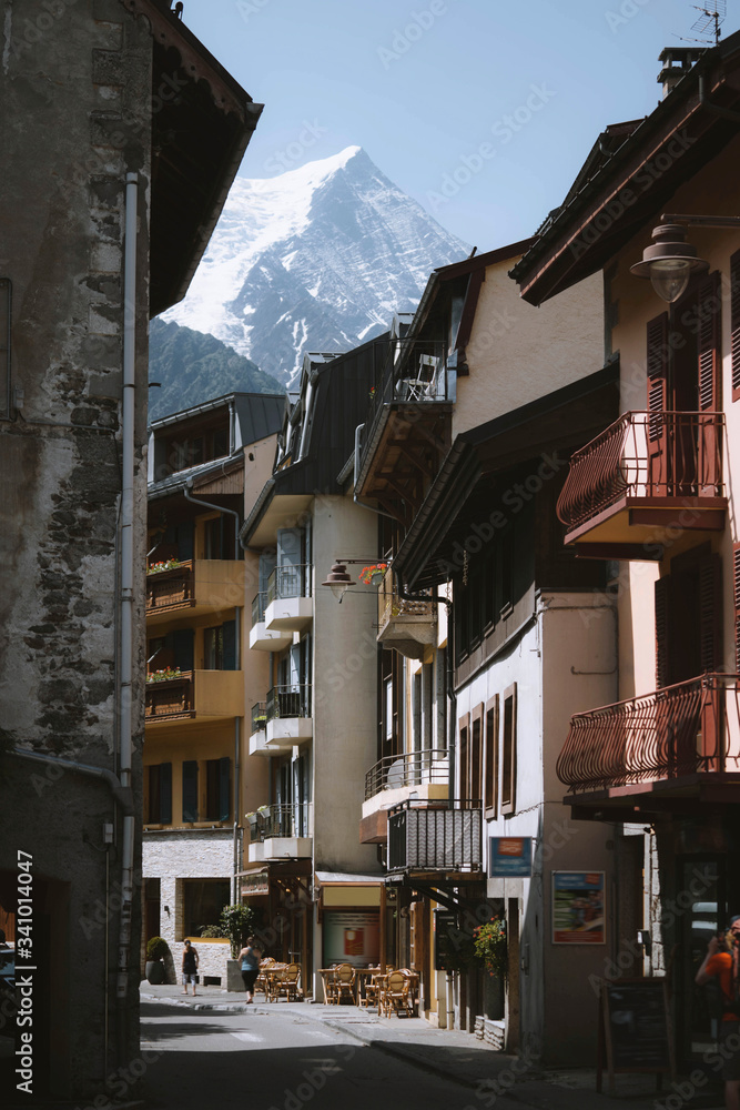 Fototapeta premium Village of Chamonix
