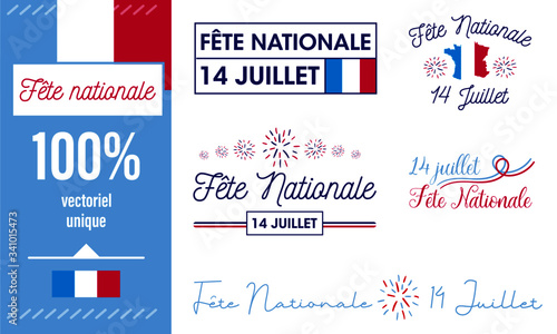 Fête nationale - Logos / Stickers photo