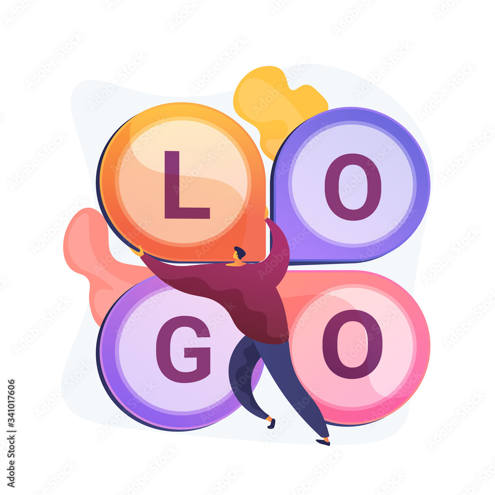 Logo design. Company slogan creating, corporate branding, identity ...