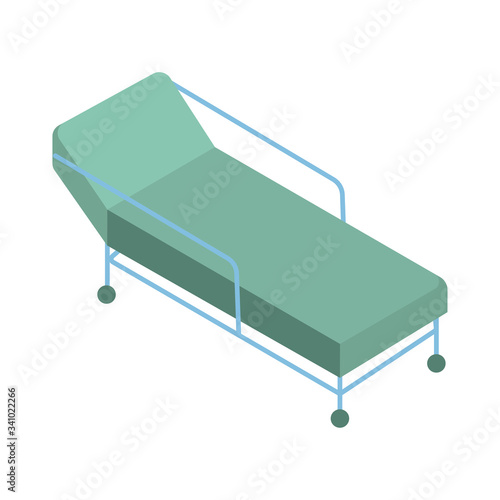medical stretcher flat style icon