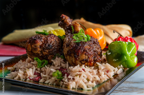 Jamaican Jerk Chicken Legs © Ezume Images