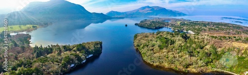panoramic view of the lake