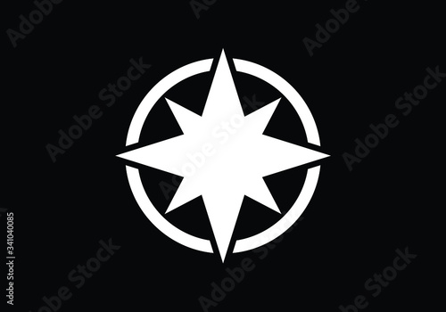 Creative Compass Concept Logo Design Template. Compass Logo sign and symbol. Coastal Logo. Compass icon