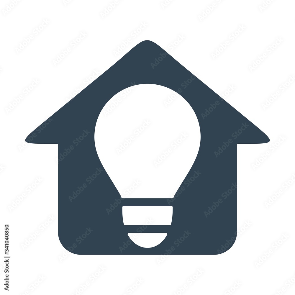 Smart house icon in flat style. Internet of things concept. Smart house icon in flat style. Internet of things concept.