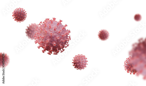 Coronavirus cell COVID-19 infection.