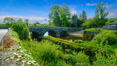 old stone bridge over a river 