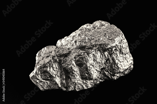 pure tin ore, mined in south america. photo