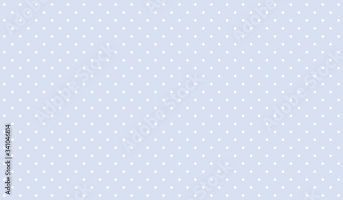 Blue retro background with white polkadot