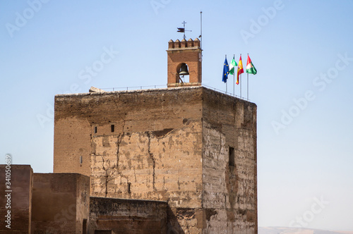 Torre de la Vela in Alhambra in Granada, Spain photo