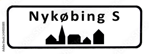 City sign of Nykøbing S photo