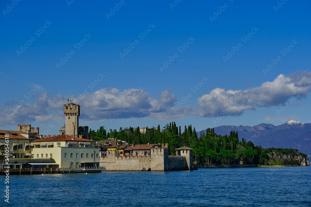Rocca Scaligera Castle in Sirmione Lake Garda, Italy. Rocca Scaligera Castle in Sirmione Lake Garda, Italy.