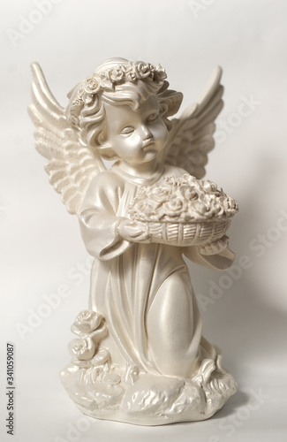 white angels and dragons from ceramics © Matei