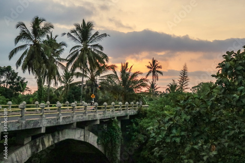 Bridge and beautiful sunset