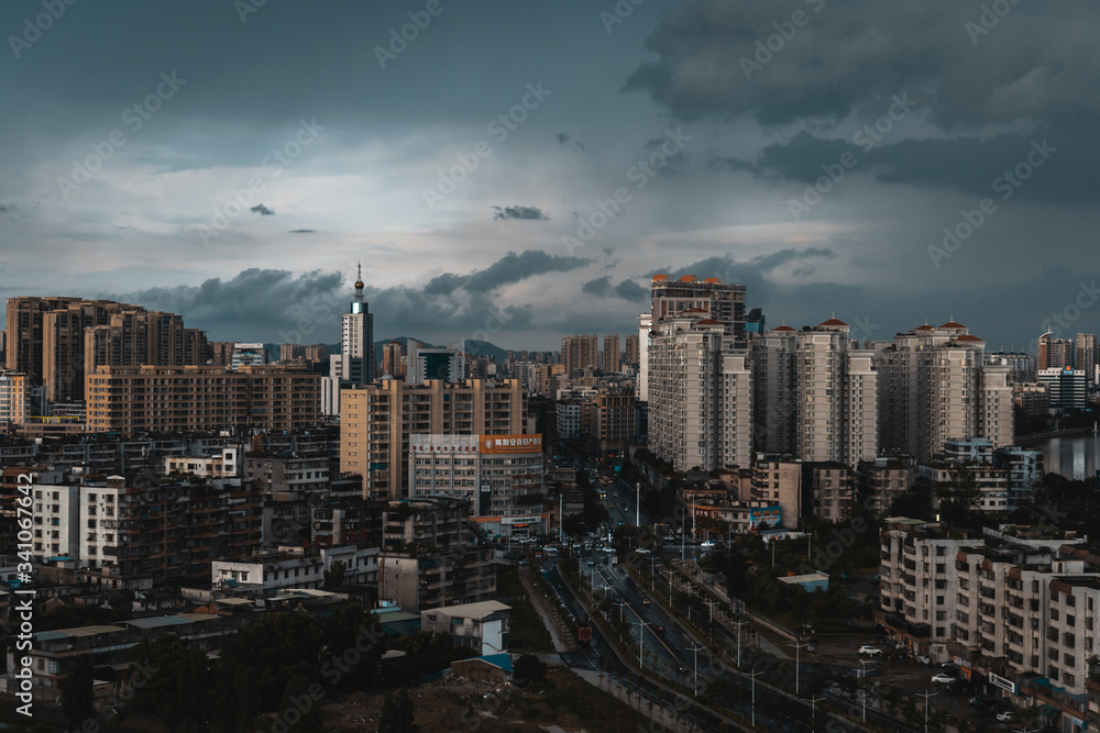 Naklejka premium city