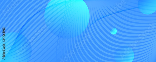 Wallpaper Mural Blue Gradient Background. Abstract Fluid Line  Torontodigital.ca