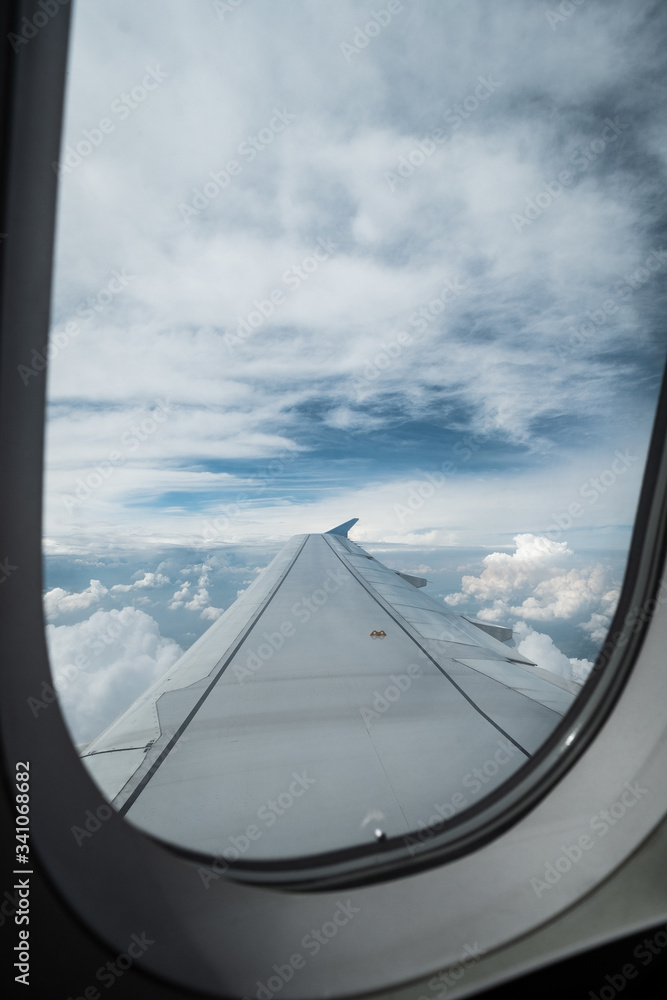 view from airplane window view from airplane window