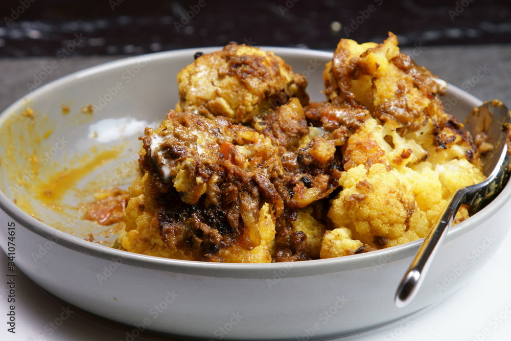 Roasted Cauliflower or Spicy Stuffed Cauliflower