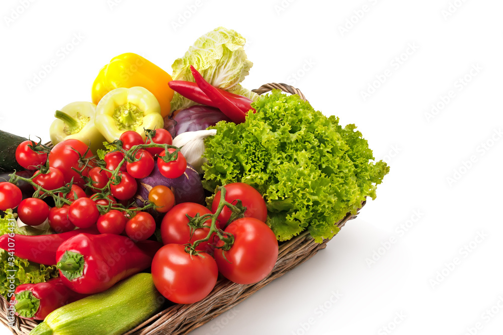 Fresh and healthy vegetables .
